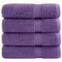 Toallas de ducha SOLUND 4 unidades morado 70x140 cm 600 gsm en Toallas | Comprar online en Foru.es