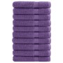 Toallas de sauna SOLUND 10 unidades morado 80x200 cm 600 gsm en Toallas | Comprar online en Foru.es