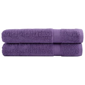 Toallas premium SOLUND 2 unidades morado 100x200 cm 600 gsm en Toallas | Comprar online en Foru.es