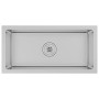 Fregadero de cocina hecho a mano acero inoxidable de vidaXL, Fregaderos - Ref: Foro24-51504, Precio: 111,48 €, Descuento: %
