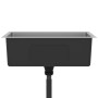Fregadero de cocina hecho a mano acero inoxidable de vidaXL, Fregaderos - Ref: Foro24-51504, Precio: 111,48 €, Descuento: %