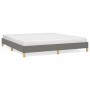 Estructura de cama tela gris oscuro 180x200 cm de vidaXL, Camas y somieres - Ref: Foro24-346835, Precio: 124,39 €, Descuento: %