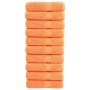 Toallas de mano SOLUND 10 unidades naranja 50x100 cm 600 gsm en Toallas | Comprar online en Foru.es