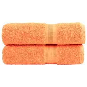 Toallas de ducha SOLUND 2 unidades naranja 70x140 cm 600 gsm en Toallas | Comprar online en Foru.es