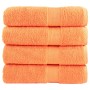 Toallas de ducha SOLUND 4 unidades naranja 70x140 cm 600 gsm en Toallas | Comprar online en Foru.es