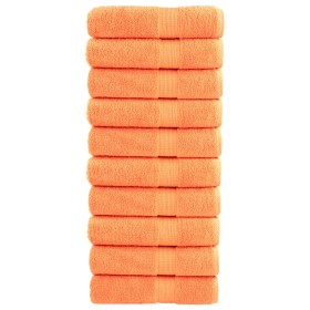 Toallas de ducha SOLUND 10 unidades naranja 70x140 cm 600 gsm en Toallas | Comprar online en Foru.es