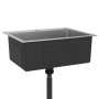 Fregadero de cocina hecho a mano acero inoxidable de vidaXL, Fregaderos - Ref: Foro24-51510, Precio: 100,12 €, Descuento: %