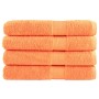 Toallas de sauna SOLUND 4 unidades naranja 80x200 cm 600 gsm en Toallas | Comprar online en Foru.es