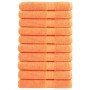 Toallas de sauna SOLUND 10 unidades naranja 80x200 cm 600 gsm en Toallas | Comprar online en Foru.es
