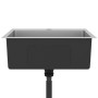 Fregadero de cocina hecho a mano acero inoxidable de vidaXL, Fregaderos - Ref: Foro24-51510, Precio: 100,12 €, Descuento: %