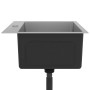 Fregadero de cocina hecho a mano acero inoxidable de vidaXL, Fregaderos - Ref: Foro24-51510, Precio: 100,12 €, Descuento: %