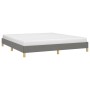 Estructura de cama tela gris oscuro 180x200 cm de vidaXL, Camas y somieres - Ref: Foro24-346835, Precio: 124,39 €, Descuento: %
