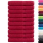 Toallas premium SOLUND 10 unidades rojo 100x200 cm 600 gsm en Toallas | Comprar online en Foru.es