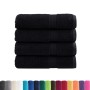 Toallas de mano SOLUND 4 unidades negro 50x100 cm 600 gsm en Toallas | Comprar online en Foru.es