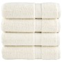 Toallas de ducha SOLUND 4 unidades crema 70x140 cm 600 gsm en Toallas | Comprar online en Foru.es