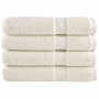 Toallas de sauna SOLUND 4 unidades crema 80x200 cm 600 gsm en Toallas | Comprar online en Foru.es