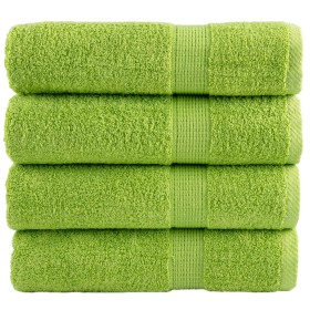 Toallas de mano SOLUND 4 uds verde manzana 50x100 cm 600 gsm en Toallas | Comprar online en Foru.es