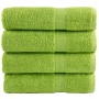 Toallas de mano SOLUND 4 uds verde manzana 50x100 cm 600 gsm en Toallas | Comprar online en Foru.es