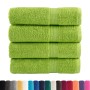 Toallas de mano SOLUND 4 uds verde manzana 50x100 cm 600 gsm en Toallas | Comprar online en Foru.es