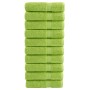 Toallas de mano SOLUND 10 uds verde manzana 50x100 cm 600 gsm en Toallas | Comprar online en Foru.es