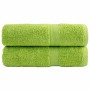 Toallas de ducha SOLUND 2 uds verde manzana 70x140 cm 600 gsm en Toallas | Comprar online en Foru.es