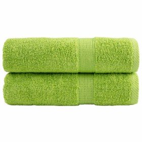Toallas de ducha SOLUND 2 uds verde manzana 70x140 cm 600 gsm en Toallas | Comprar online en Foru.es