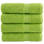 Toallas de ducha SOLUND 4 uds verde manzana 70x140 cm 600 gsm en Toallas | Comprar online en Foru.es