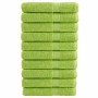 Toallas de sauna SOLUND 10 uds verde manzana 80x200 cm 600 gsm en Toallas | Comprar online en Foru.es
