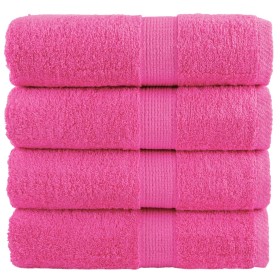 Toallas de mano premium SOLUND 4 unidades rosa 30x30 cm 600 g/m² en Toallas | Comprar online en Foru.es