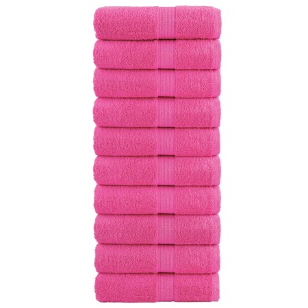 Toallas de mano premium SOLUND 10 unidades rosa 30x30 cm 600 g/m² en Toallas | Comprar online en Foru.es