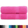 Toallas de mano SOLUND 2 unidades rosa 50x100 cm 600 gsm en Toallas | Comprar online en Foru.es