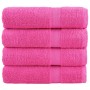 Toallas de ducha SOLUND 4 unidades rosa 70x140 cm 600 gsm en Toallas | Comprar online en Foru.es