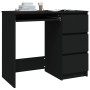 Escritorio de madera contrachapada negro 90x45x76 cm de vidaXL, Escritorios - Ref: Foro24-801374, Precio: 91,42 €, Descuento: %
