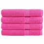 Toallas de sauna SOLUND 4 unidades rosa 80x200 cm 600 gsm en Toallas | Comprar online en Foru.es