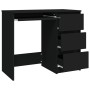 Escritorio de madera contrachapada negro 90x45x76 cm de vidaXL, Escritorios - Ref: Foro24-801374, Precio: 91,42 €, Descuento: %