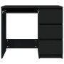Escritorio de madera contrachapada negro 90x45x76 cm de vidaXL, Escritorios - Ref: Foro24-801374, Precio: 91,42 €, Descuento: %