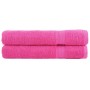 Toallas premium SOLUND 2 unidades rosa 100x200 cm 600 gsm en Toallas | Comprar online en Foru.es