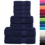 Juego de toallas premium SOLUND 8 unidades azul marino 600 gsm en Toallas | Comprar online en Foru.es