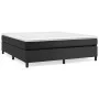 Black synthetic leather bed frame 160x200 cm by vidaXL, Beds and slatted bases - Ref: Foro24-3121053, Price: 116,14 €, Discou...