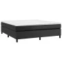 Black synthetic leather bed frame 160x200 cm by vidaXL, Beds and slatted bases - Ref: Foro24-3121053, Price: 116,14 €, Discou...
