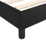 Black synthetic leather bed frame 160x200 cm by vidaXL, Beds and slatted bases - Ref: Foro24-3121053, Price: 116,14 €, Discou...