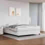 Estructura de cama de cuero sintético blanco 160x200 cm de vidaXL, Camas y somieres - Ref: Foro24-3121054, Precio: 131,37 €, ...