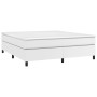 Estructura de cama de cuero sintético blanco 160x200 cm de vidaXL, Camas y somieres - Ref: Foro24-3121054, Precio: 131,37 €, ...