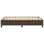 Estructura de cama de cuero sintético marrón 140x190 cm de vidaXL, Camas y somieres - Ref: Foro24-3121044, Precio: 133,25 €, ...