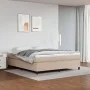 Estructura de cama de cuero sintético capuchino 180x200 cm de vidaXL, Camas y somieres - Ref: Foro24-3121064, Precio: 162,99 ...
