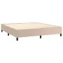 Estructura de cama de cuero sintético capuchino 180x200 cm de vidaXL, Camas y somieres - Ref: Foro24-3121064, Precio: 162,99 ...