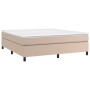 Estructura de cama de cuero sintético capuchino 160x200 cm de vidaXL, Camas y somieres - Ref: Foro24-3121058, Precio: 134,10 ...