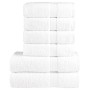 Juego de toallas premium SOLUND 6 unidades blanco 600 gsm en Toallas | Comprar online en Foru.es