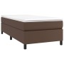 Estructura de cama cuero sintético marrón 80x200 cm de vidaXL, Camas y somieres - Ref: Foro24-3121014, Precio: 97,47 €, Descu...