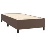 Estructura de cama cuero sintético marrón 80x200 cm de vidaXL, Camas y somieres - Ref: Foro24-3121014, Precio: 97,47 €, Descu...
